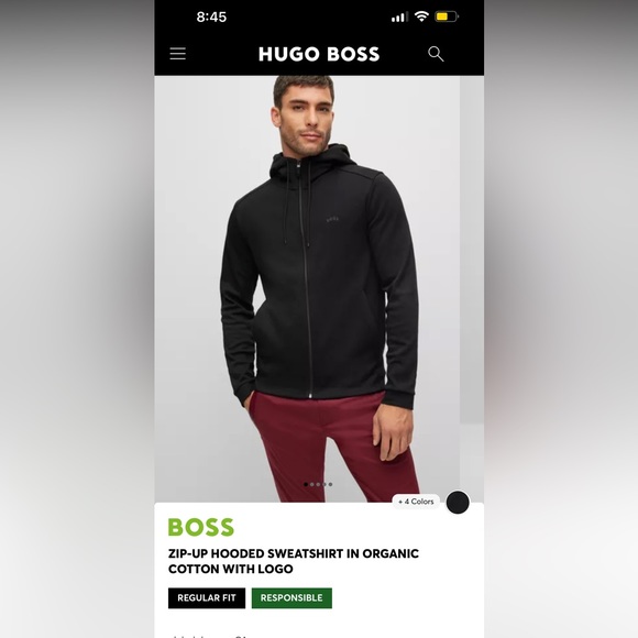 🔥 🔥SOLD 🔥🔥authentic and brand new Hugo boss Hoodie - Picture 4 of 4